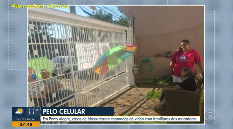 Casas geriátricas fazem chamadas de vídeo com familiares de idosos -  Moderna Idade - Núcleo de Residenciais Geriátricos Sindihospa -  Residenciais Geriátricos em Porto Alegre
